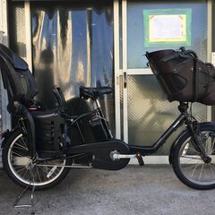 地域限定送料無料 パナソニック ギュットミニ 三人乗り 16AH 20インチ