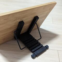 【美品】ブックスタンド　竹製の画像