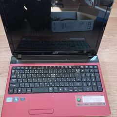 【値下げ】ノートパソコン Aspire AS5750 AS5750-F58D/LR [レッド]の画像