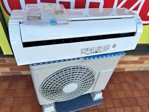 美品　日立　2021年製　ルームエアコン　RAS-D22LBK(W)■６畳程度