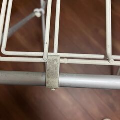 無印良品　洗濯物干し　10年程前に新品で購入　旧型で沢山洗濯物を干せますの画像