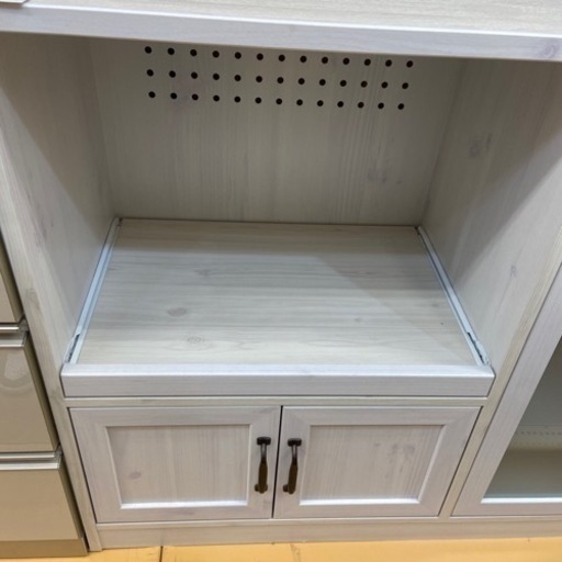 【トレファク摂津店】キッチンカウンター2枚扉アイボリー入荷致しました！