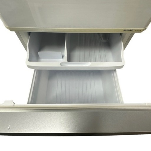 【在庫処分SALE】 SHARP ノンフロン冷凍冷蔵庫 314L 2012年製 SJ-PW31W-S
