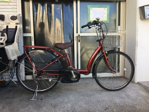 地域限定送料無料　バッテリー新品　ヤマハ　パス　ラフィーニ　新基準　三人乗り　エンジ　ギュット　ビッケ　神戸市　電動自転車