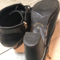 レディースショートブーツ ヒールパンプス　Sサイズの画像