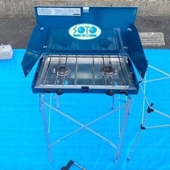 キャンプ用品 SOTO ST-502 ガスツーバーナー セット の画像