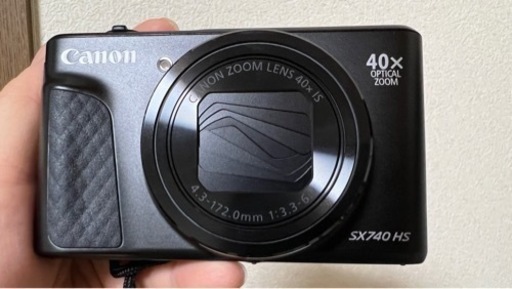 キヤノン canon PowerShot SX740 HS ブラック　中古カメラ　光学40倍ズーム/4K動画/Wi-Fi対応 