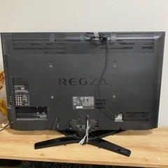 テレビTOSHIBA REGZA リモコン付【ジャンク品】の画像