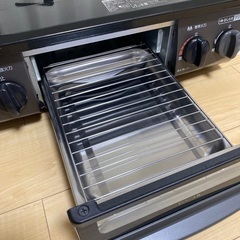 【2021年製 都市ガス】Rinnai ガスコンロ(グリル付きガステーブル)の画像