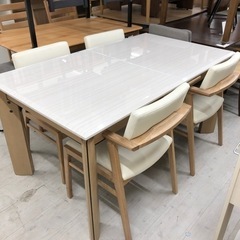 ☆ジモティー割あり☆ﾍﾞﾝﾁﾀﾞｲﾆﾝｸﾞ4点ｾｯﾄ 現状販売 高さ(H)70× 幅(W)149