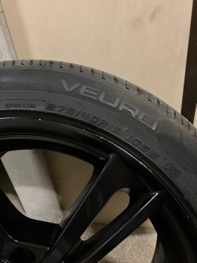 275/40R19×2本、245/45R19×2本 塗装品 美品 程度良好
