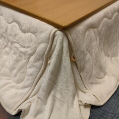 小さめこたつ/掛敷布団付ですぐ使えます/小さなテーブル59cm×...