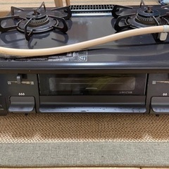都市ガス　ガスコンロ二口の画像