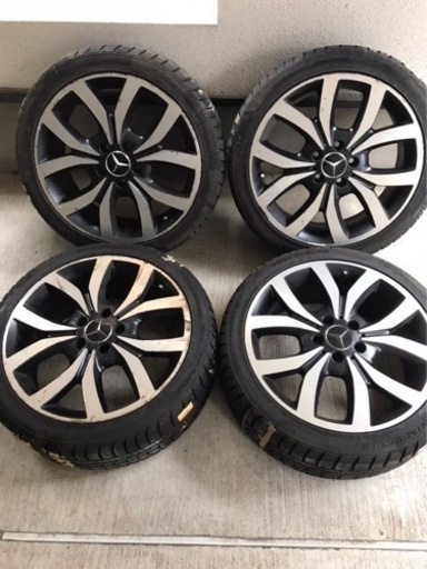 【9/17まで】メルセデスベンツCLA180 純正アルミホイール AMG 7.5J×18 ET52 4本セット