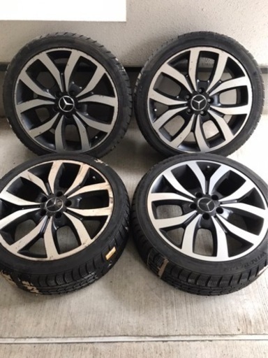 【9/17まで】メルセデスベンツCLA180 純正アルミホイール AMG 7.5J×18 ET52 4本セット