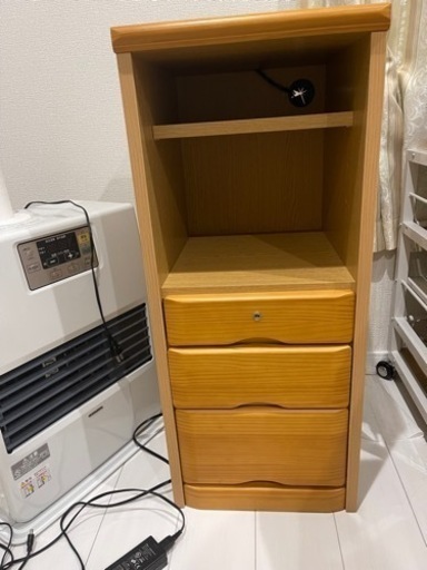コンセント、鍵付き、収納棚　新品