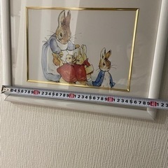 ピーターラビット　額入りの画像