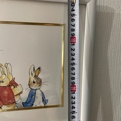 ピーターラビット　額入りの画像