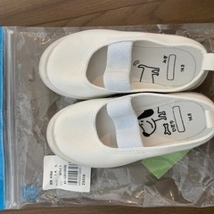 上履き、バレエシューズ　14.5cm ホワイト