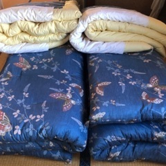 未使用　オーダーメイド　綿ふとん　二組
