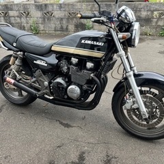 カワサキ　ゼファーx 黒ゴールド