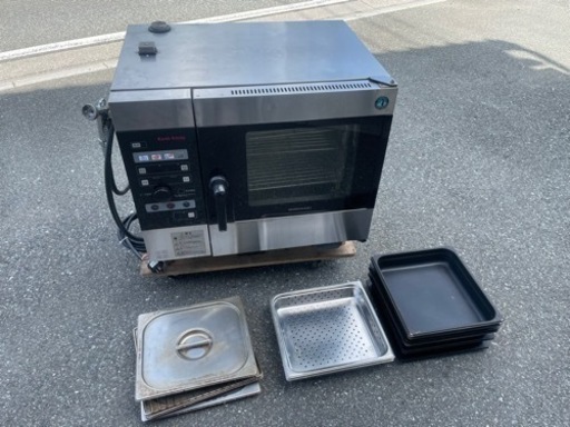 ■中古品 ホシザキスチームコンベクションオーブン MIC-5TA3 2011年 3相200V 動作問題なし■