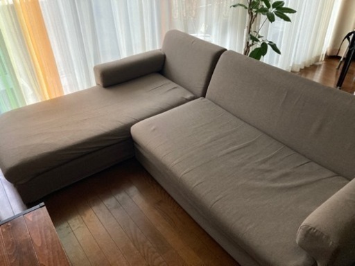カウチソファー　L型　無印良品
