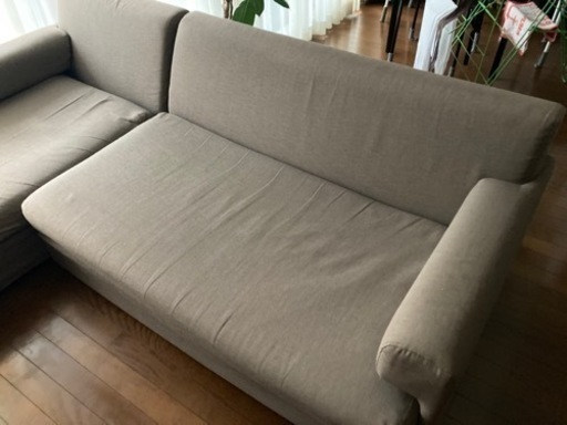 カウチソファー　L型　無印良品