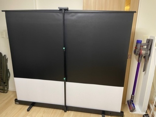 KIKUCHI 床置きプロジェクタースクリーン 　GUP-80HDW