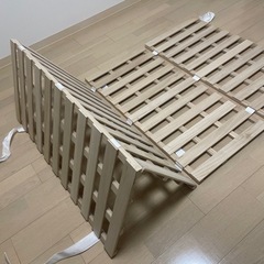 シングル用すのこ　折りたたみ式の画像