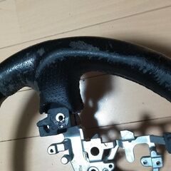 ☆最終値下げ！トヨタ　プリウス／α／アクア対応　社外製ウッドステアリング（現状渡し）☆の画像