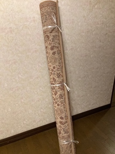 【お話し中】アンティーク風　ベルギー製ウールの絨毯　　160×230 (比較的美品)
