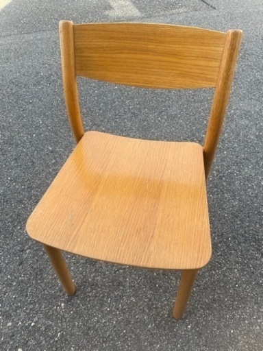 交渉中【無印良品】 希望金額ご提示ください！リアルファニチャー オーク材 ダイニングチェア