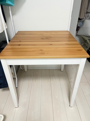 ※取引成立※ 北欧風テーブル　木目調　IKEA ダイニング　イケア　ブラウン