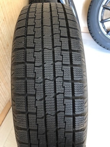 2021年製155/65/R14-75Qアルミホイール付スタッドレスタイヤx 4本組