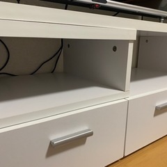お取り引き決まりました。テレビ台　白　の画像