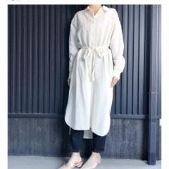 未使用　ユニクロリネンブランドシャツワンピースの画像