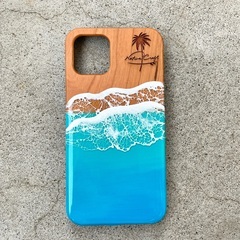 スマホケース iphone 11 Pro ウッドケース レジンア...