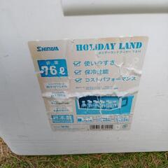 伸和　ホリデーランドクーラー　76L　クーラーボックスの画像
