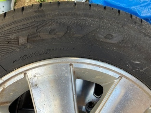 【商談中5】軽自動車　ダイハツ純正アルミホイル夏タイヤ　TOYO 165/65 R13 4本