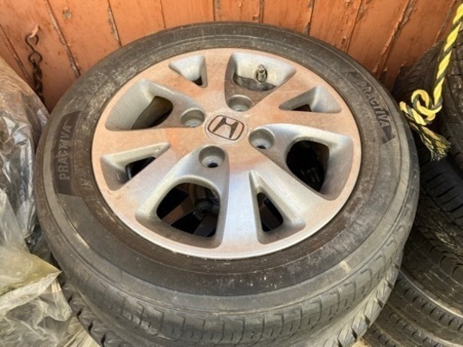 【商談中4】軽自動車　ホンダ純正アルミホイル夏タイヤ  155/65 R13 4本