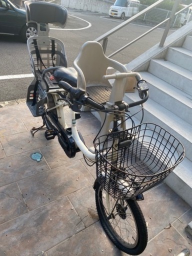 【受付終了】電動自転車　PAS babby チャイルドシート　前