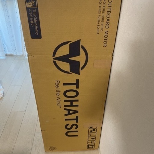 新品未使用　トーハツ 船外機 4ストローク 6馬力 トランサムS 燃料タンク12L 燃料ホース付 TOHATSU エンジンオイル付き　
