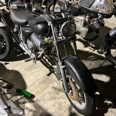 在庫処分 ホンダ マグナ50 カスタム マットブラック エスカルゴフェンダー