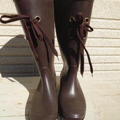 レインブーツ　Mサイズの画像