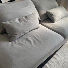 美品】 ソファ IKEA ソーデルハムン 3人掛けソファー グレー