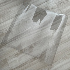 【未使用】【美品】冷蔵庫マット/65×70cm/厚さ3mm/透明...