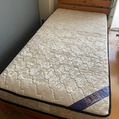 【マットレス付き】スノコベッド　シングル