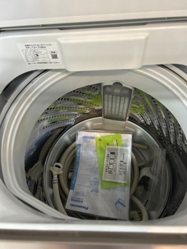 美原店　2022年製★美品 中古★Panasonic 7㎏ しっかりもみ洗い「ビッグウェーブ洗浄」からみほぐし搭載★洗濯機【NA-F7