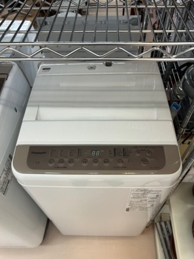 美原店　2022年製★美品 中古★Panasonic 7㎏ しっかりもみ洗い「ビッグウェーブ洗浄」からみほぐし搭載★洗濯機【NA-F7